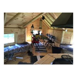 Grillhytte 16.5 m² med udvidelse