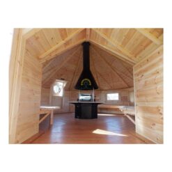 Grillhytte 16.5 m² med 1.8 m udvidelse