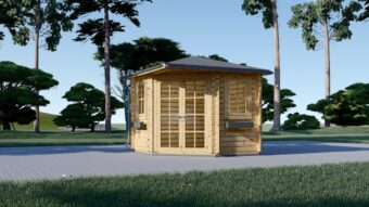 Lysthus AISNE 3m x 3m, 28mm