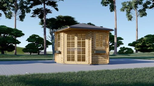 Lysthus AISNE 3m x 3m, 28mm