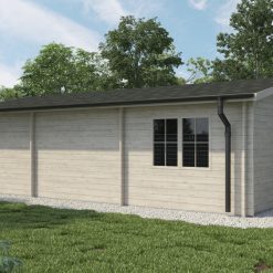 Dobbeltgarasje hangar på 54 m² med en tykkelse på 44 / 66 mm