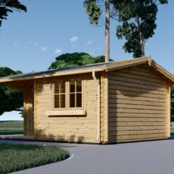 Trehytte Oslo 20 m², (5x4), 34mm