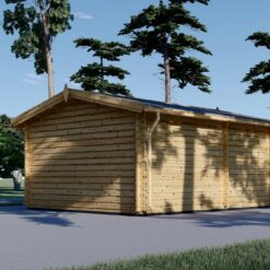 Trehytte Oslo 20 m², (5x4), 34mm