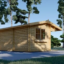 Trehytte Oslo 20 m², (5x4), 34mm