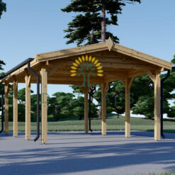 Tre carport Classic 3m x 6m