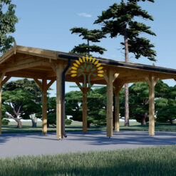 Tre carport Classic 3m x 6m