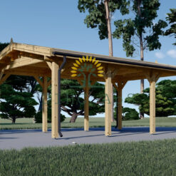 Tre carport Classic 3m x 6m