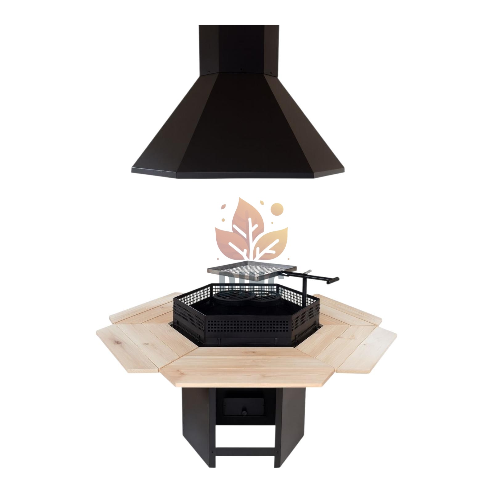 Standard 6-kantet BBQ-grill