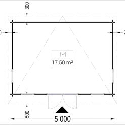 Trehytte ESSEX 19.9m², 44mm