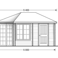 Lite hus KIM 15 m², 44mm