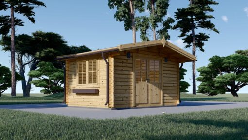 Redskapsbod Rennes 12m² (4m x 3m), 34mm