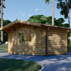 Redskapsbod Rennes 12m² (4m x 3m), 34mm