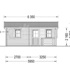 Trehytte NANTES 30m²