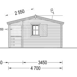 Trehytte NANTES 30m²