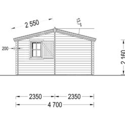 Trehytte NANTES 30m²
