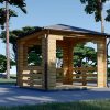Paviljong TONNELLE 9m² (3m x 3m), 44mm