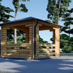 Paviljong TONNELLE 16m² (4m x 4m), 44mm