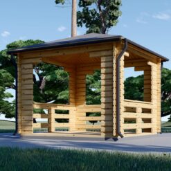 Paviljong TONNELLE 16m² (4m x 4m), 44mm