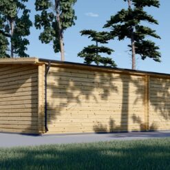 Trehytte Carl 19.9m² + terrasse, 34mm