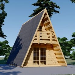 Trehytte med hems TIPI (4.5m x 7m), 44 mm