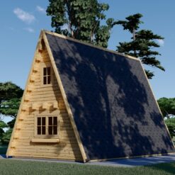 Trehytte med hems TIPI (4.5m x 7m), 44 mm