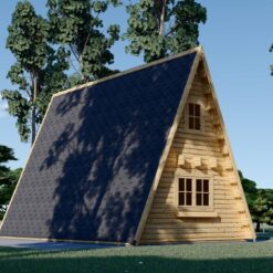 Trehytte med hems TIPI (4.5m x 7m), 44 mm