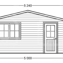 Gjestehus NICA 25m², 44mm