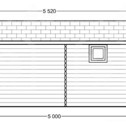 Gjestehus NICA 25m², 44mm