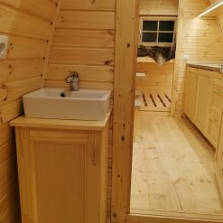 Luksus isolert Camping Pod 6,6 m (med sideinngang)