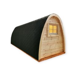Luksus isolert Camping Pod 6,6 m (med sideinngang)