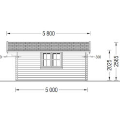 Trehytte WISSOUS 25m²