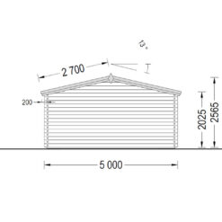 Trehytte WISSOUS 25m²