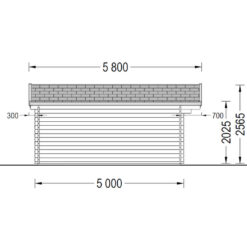 Trehytte WISSOUS 25m²