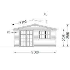 Trehytte WISSOUS 25m²