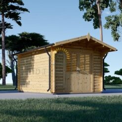 Redskapsbod PETER 12m² (3m x 4m), 34mm