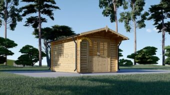 Redskapsbod PETER 12m² (3m x 4m), 34mm