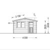 Redskapsbod DREUX 12m², 44mm