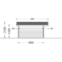 Trehytte PALMA 16m², 34mm