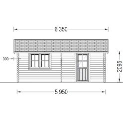 Tregarasje 30 m², 44mm