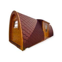 Luksus isolert Camping Pod med Sideinngang 2.4 m x 6 m