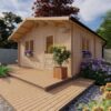 Trehytte Eco (5m x 5,7m), 44mm