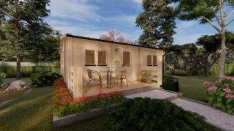 Sommerhus Hakan (7m x 7.19m), 44mm