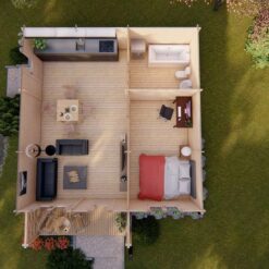 Sommerhus Hakan (7m x 7.19m), 44mm