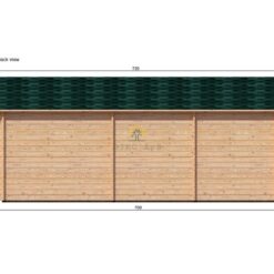 Sommerhus Hakan (7m x 7.19m), 44mm