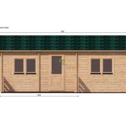 Sommerhus Hakan (7m x 7.19m), 44mm