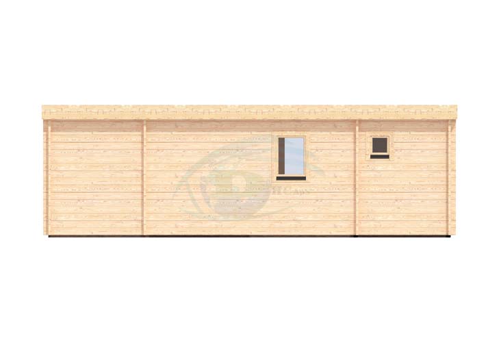 Trehytte Rico (4,04m x 7,8m), 44mm