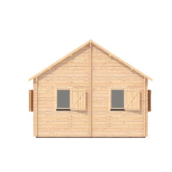 Tømmerhytte med hems – TORINO (4.5 m x 6 m)