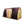 Luksus isolert campingpod 4.8 m (med sideinngang)