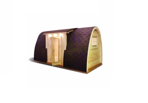 Luksus isolert campingpod 4.8 m (med sideinngang)