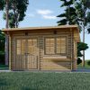 Redskapsbod Lille flatt tak 12 m², 34mm